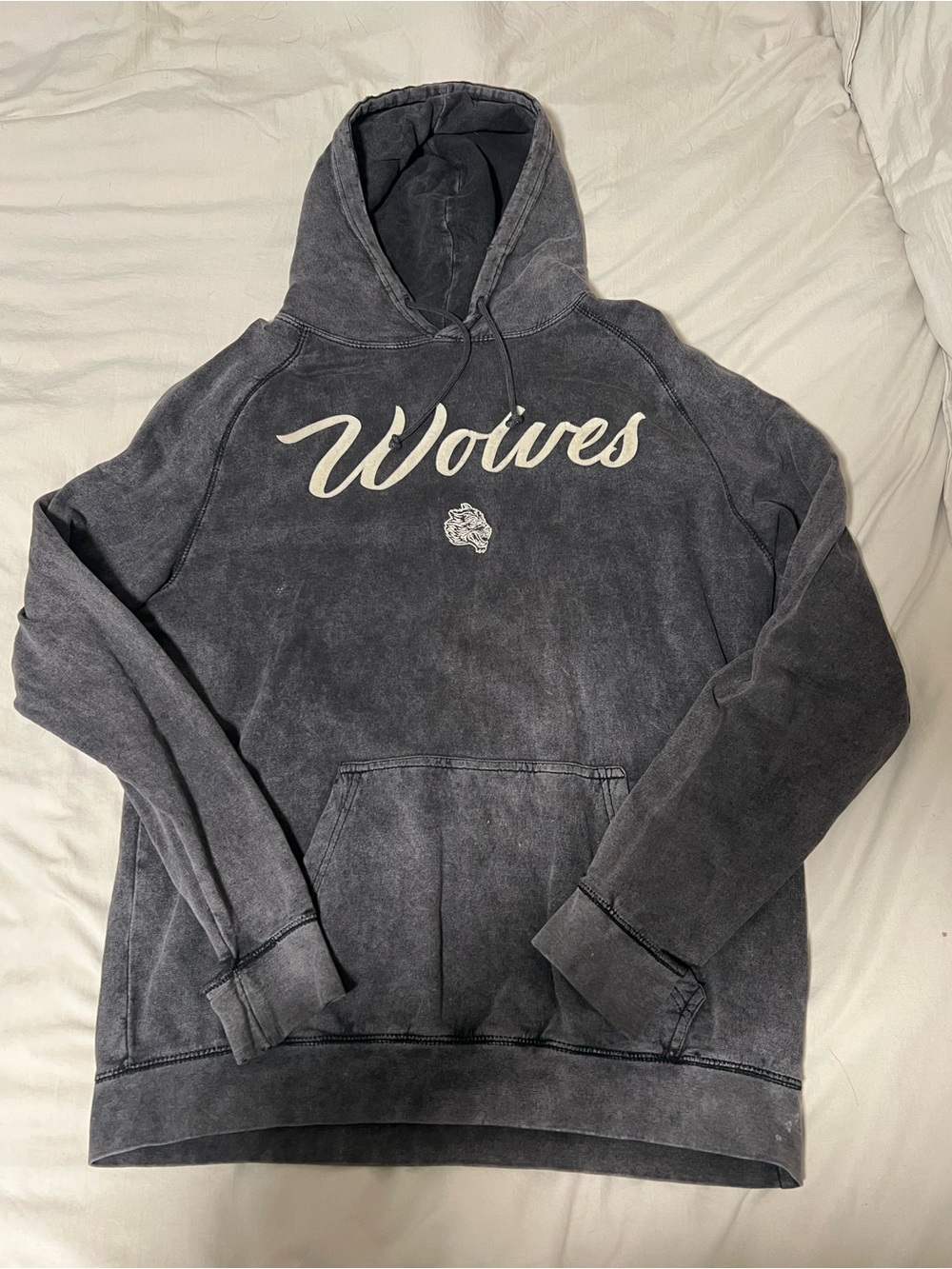 Darc Sport Wolves Hoodie Faded Black Drop 6 Limited XL